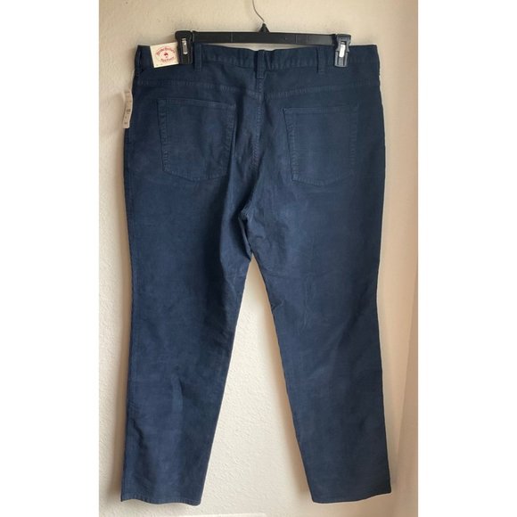 New w/tags Brooks Brothers Mens 38x30 Navy Corduroys Pants Cotton-Spandex - Picture 2 of 13